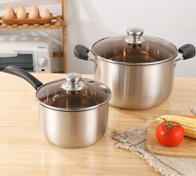 Stainless Steel Soup Milk Pot Sets