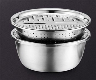 Овощной бассейн Рисовое сито Корзина для мытья 3 в 1 наборе